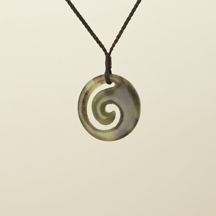 Koru Kahurangi Medium Pounamu Pendant