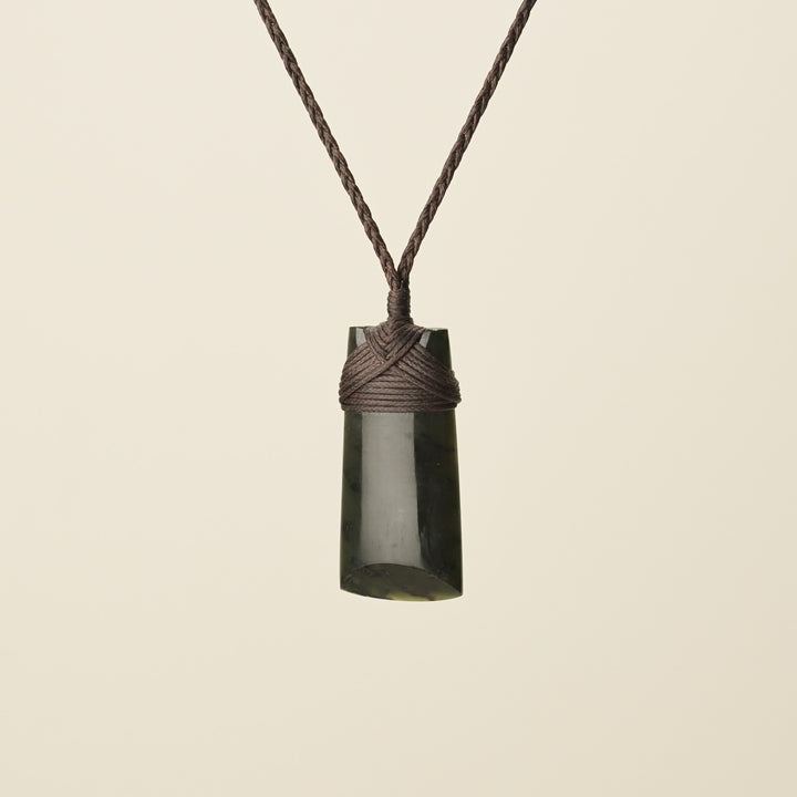 Toki Pounamu Small, Brown Binding