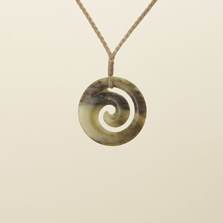 Koru Kahurangi Medium Pounamu Pendant