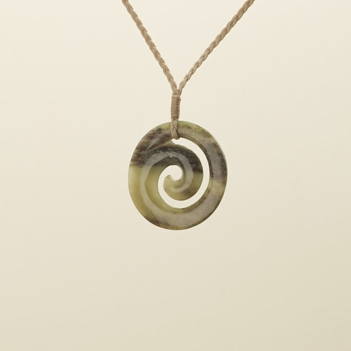 Koru Kahurangi Medium Pounamu Pendant