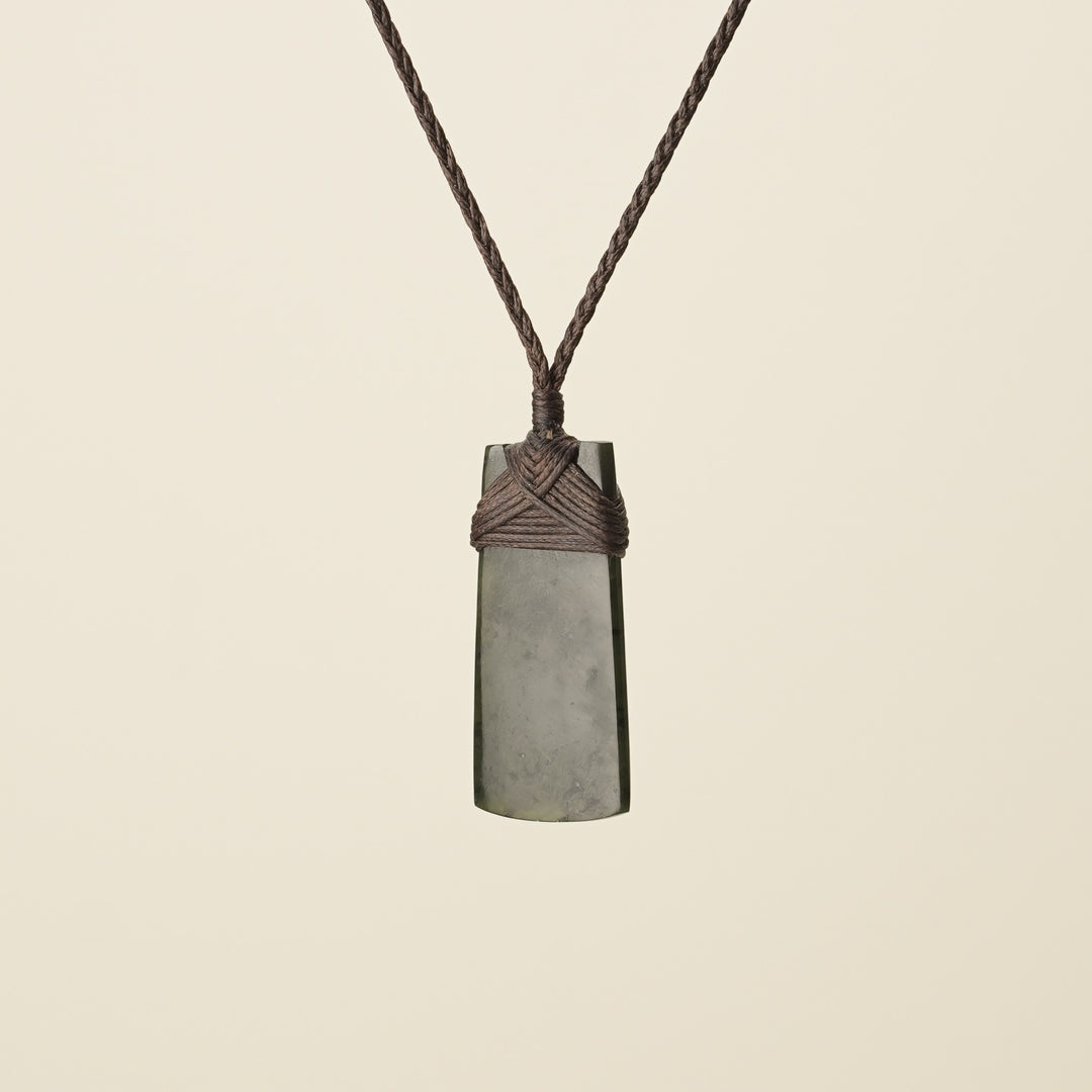 Toki Pounamu Small, Brown Binding