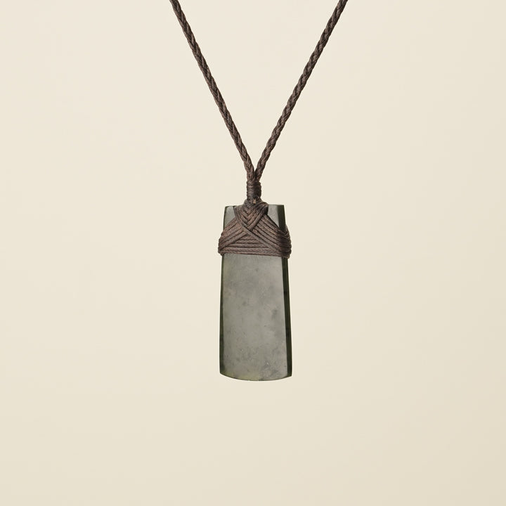 Toki Pounamu Small, Brown Binding