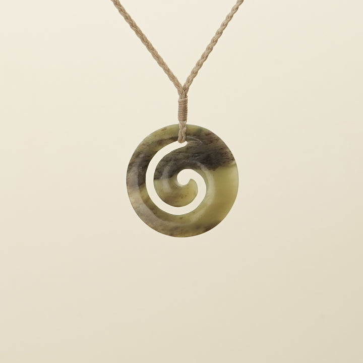Koru Kahurangi Medium Pounamu Pendant