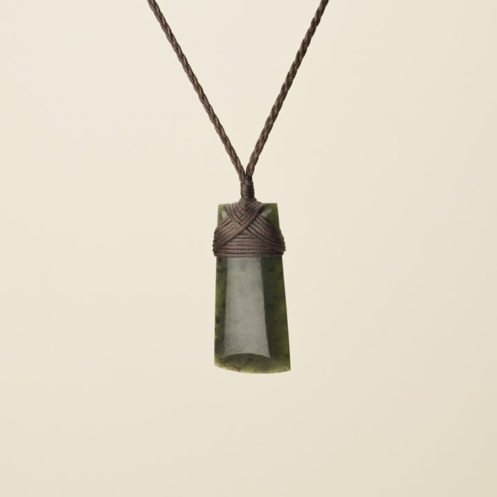 Toki Pounamu Small, Brown Binding
