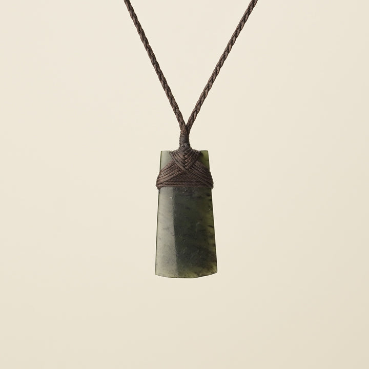 Toki Pounamu Small, Brown Binding