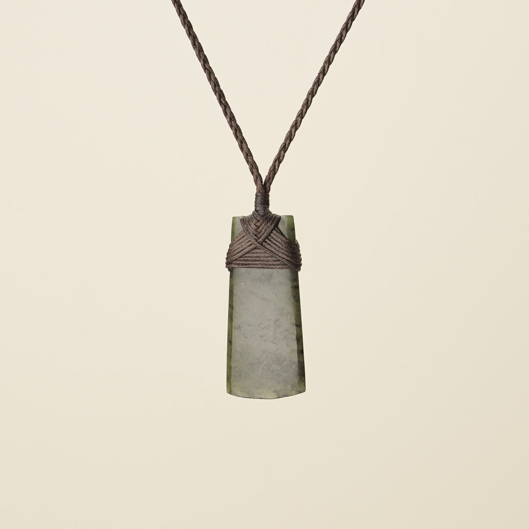 Toki Pounamu Small, Brown Binding
