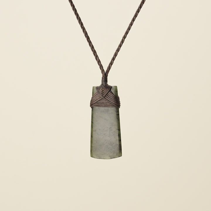 Toki Pounamu Small, Brown Binding