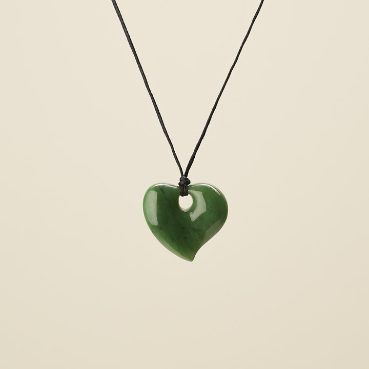 Heart Greenstone Small Pendant