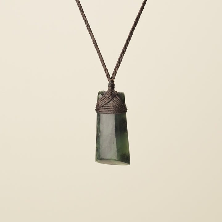 Toki Pounamu Small, Brown Binding