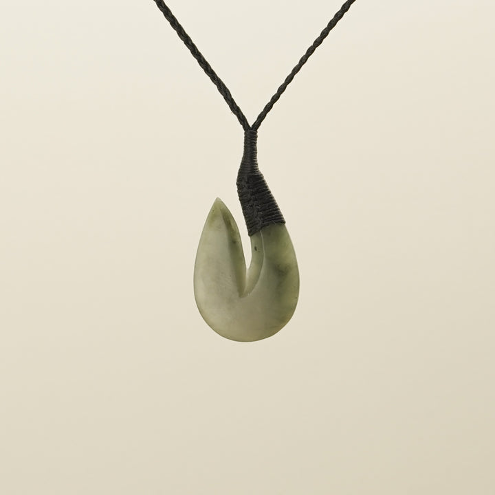 Hei Matau Inanga Small Pounamu Pendant