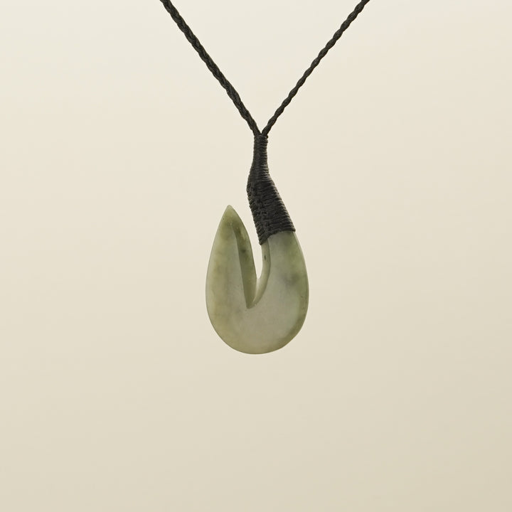 Hei Matau Inanga Small Pounamu Pendant