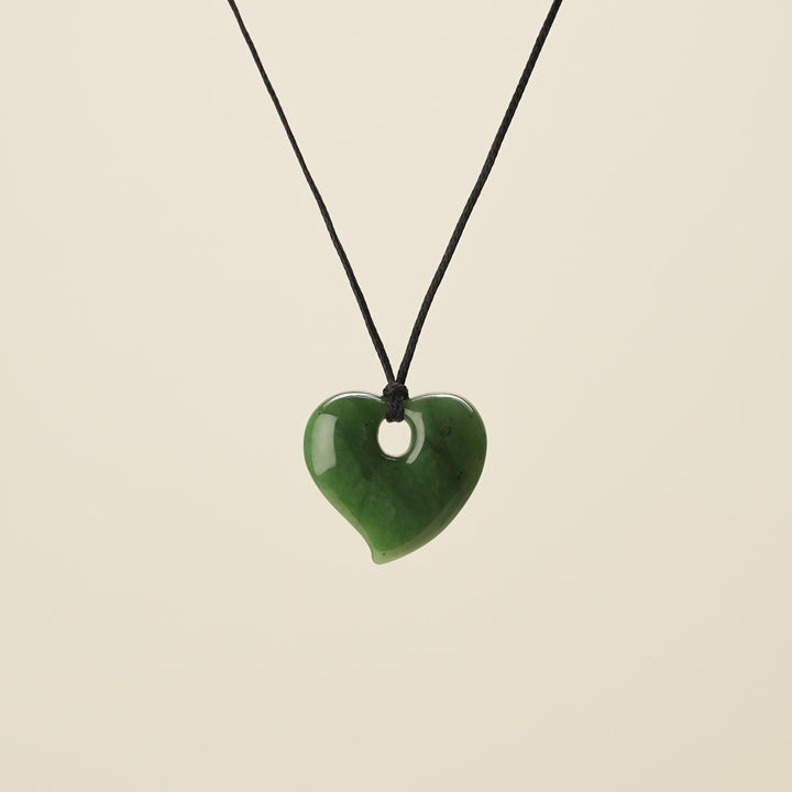 Heart Greenstone Small Pendant