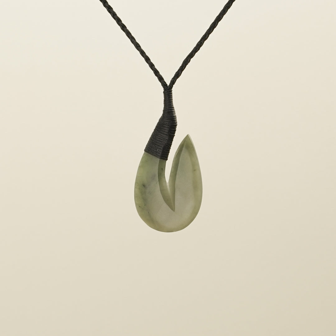 Hei Matau Inanga Small Pounamu Pendant