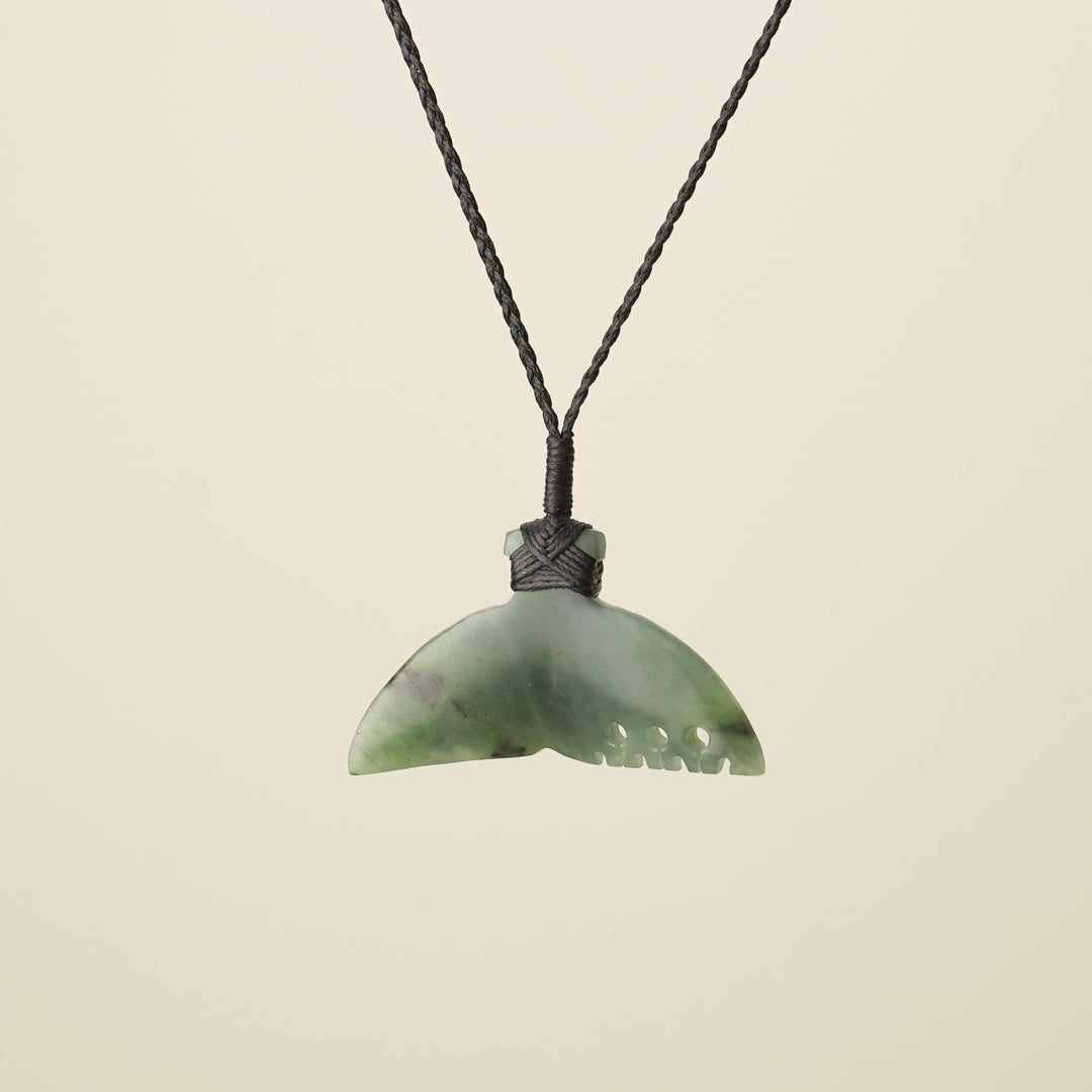 Whales Tail Kahurangi Pounamu Medium Pendant
