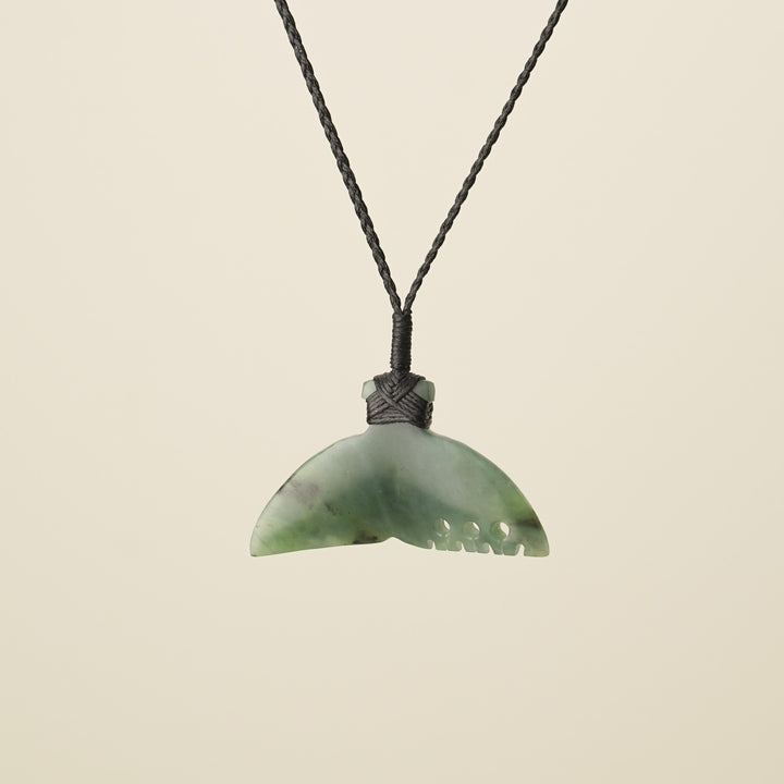 Whales Tail Kahurangi Pounamu Medium Pendant
