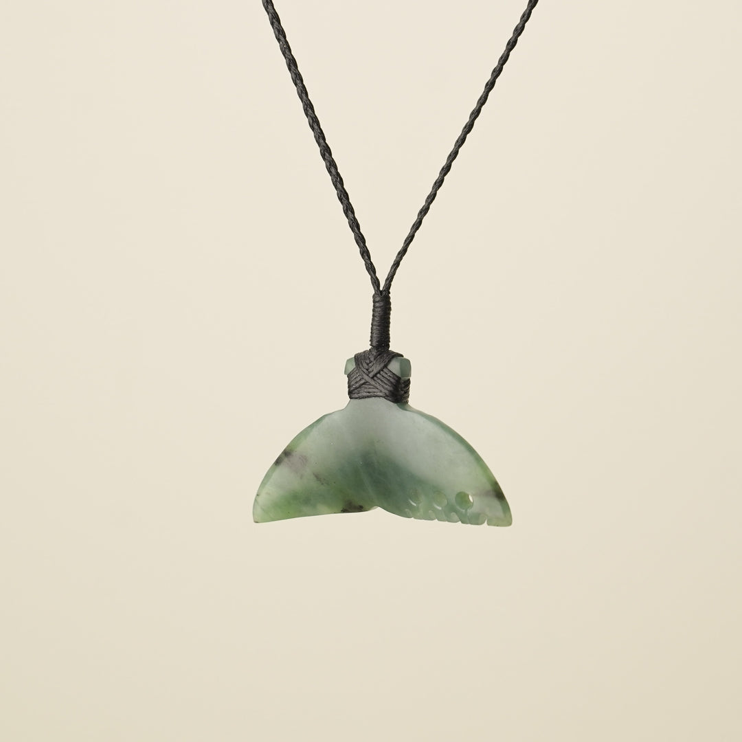 Whales Tail Kahurangi Pounamu Medium Pendant