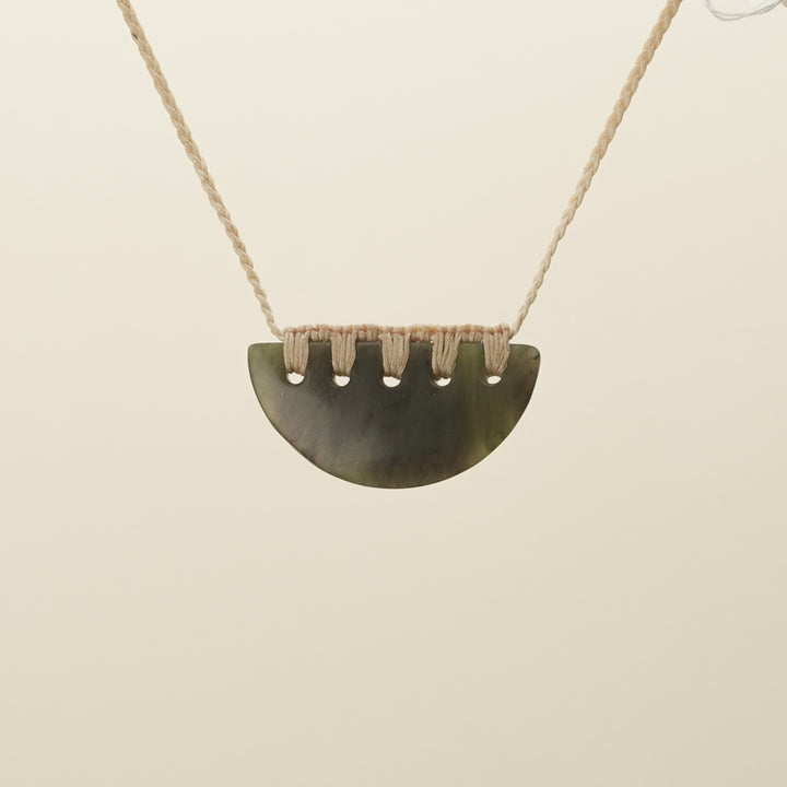 Kōuma Breastplate Kahurangi Small Pounamu Pendant