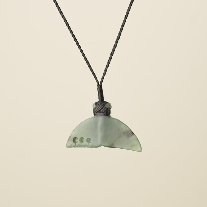 Whales Tail Kahurangi Pounamu Medium Pendant