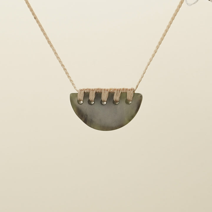 Kōuma Breastplate Kahurangi Small Pounamu Pendant
