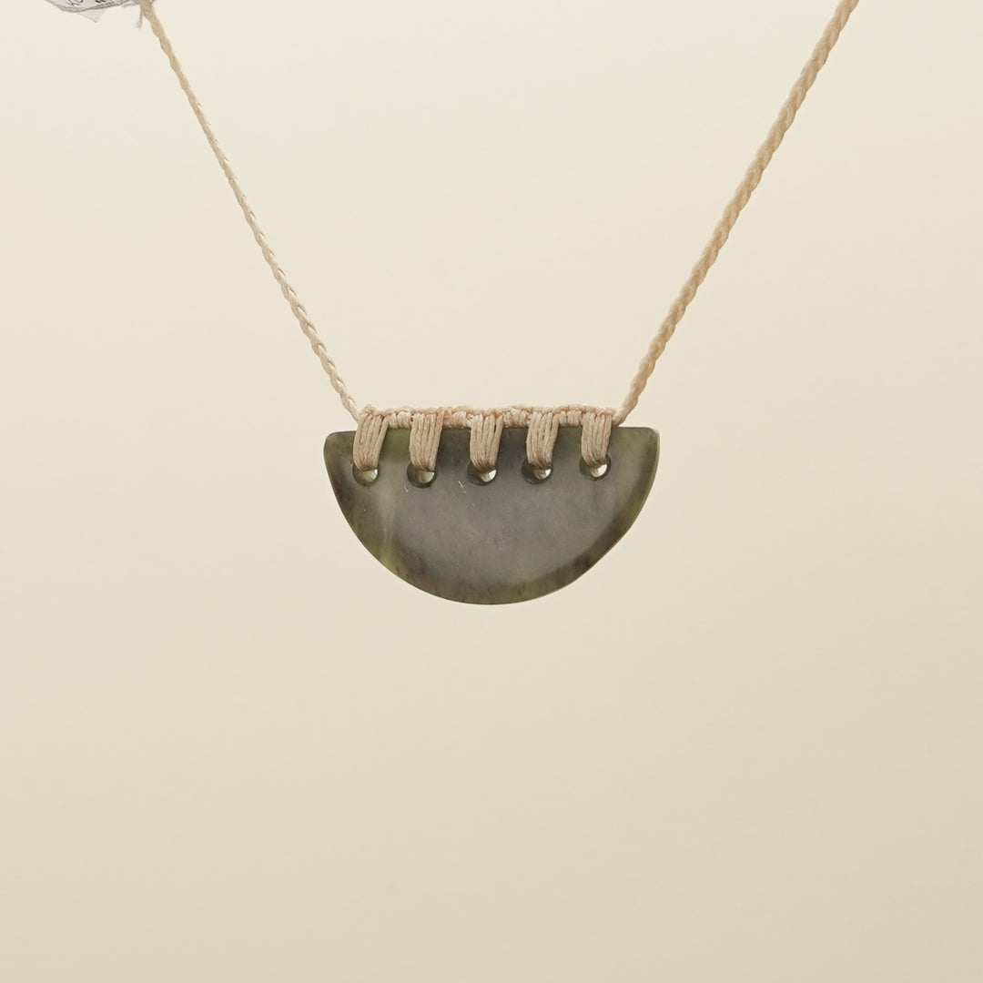 Kōuma Breastplate Kahurangi Small Pounamu Pendant