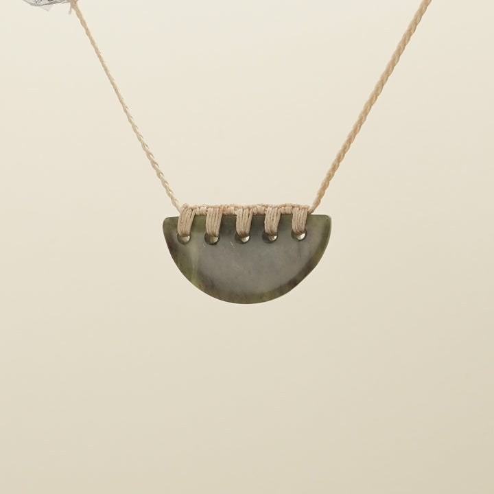 Kōuma Breastplate Kahurangi Small Pounamu Pendant