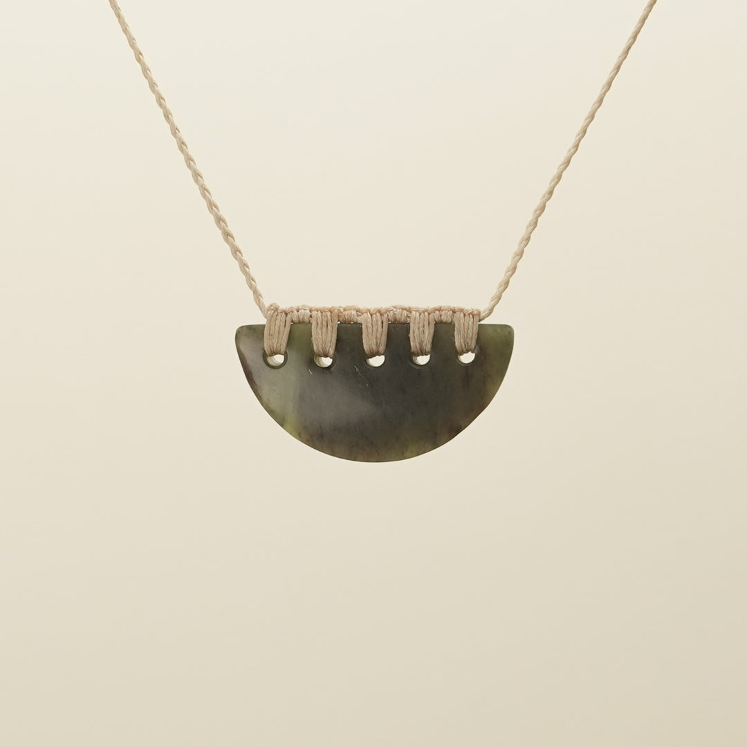 Kōuma Breastplate Kahurangi Small Pounamu Pendant