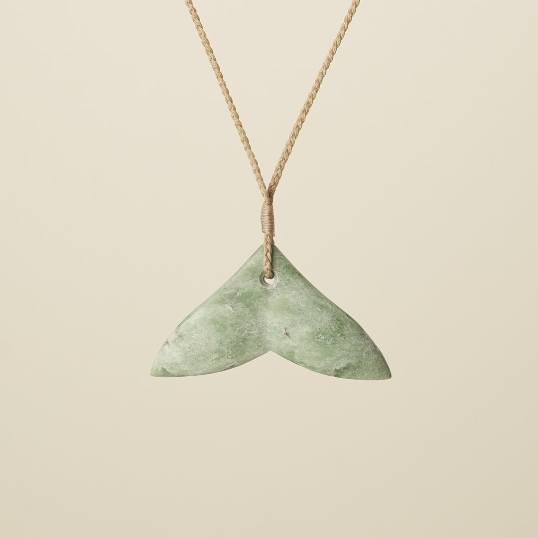 Whales Tail Inanga Pounamu Medium Pendant