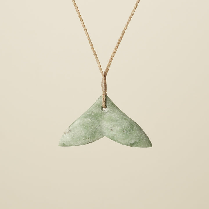 Whales Tail Inanga Pounamu Medium Pendant