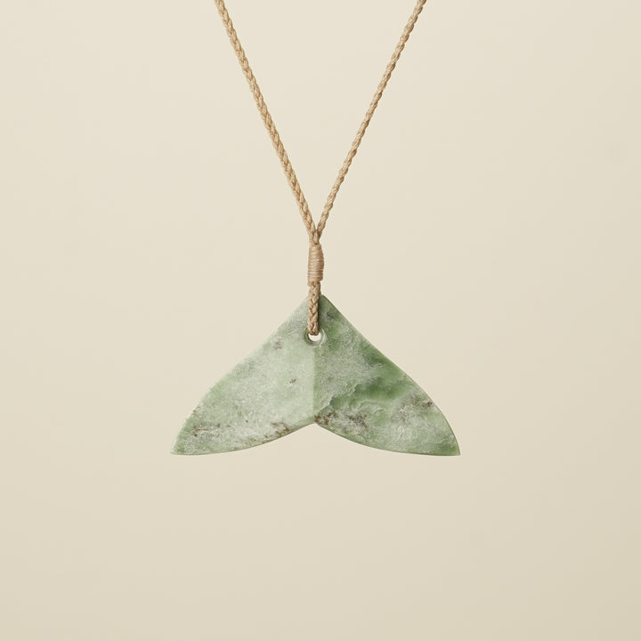 Whales Tail Inanga Pounamu Medium Pendant