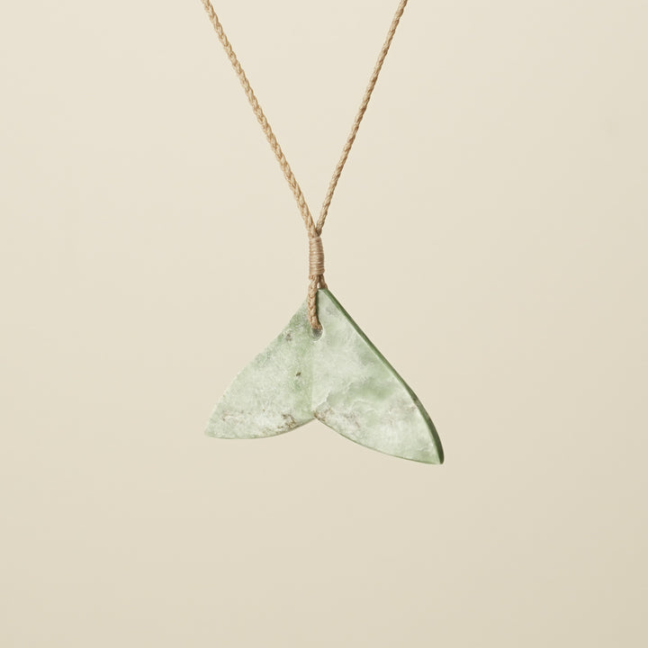 Whales Tail Inanga Pounamu Medium Pendant