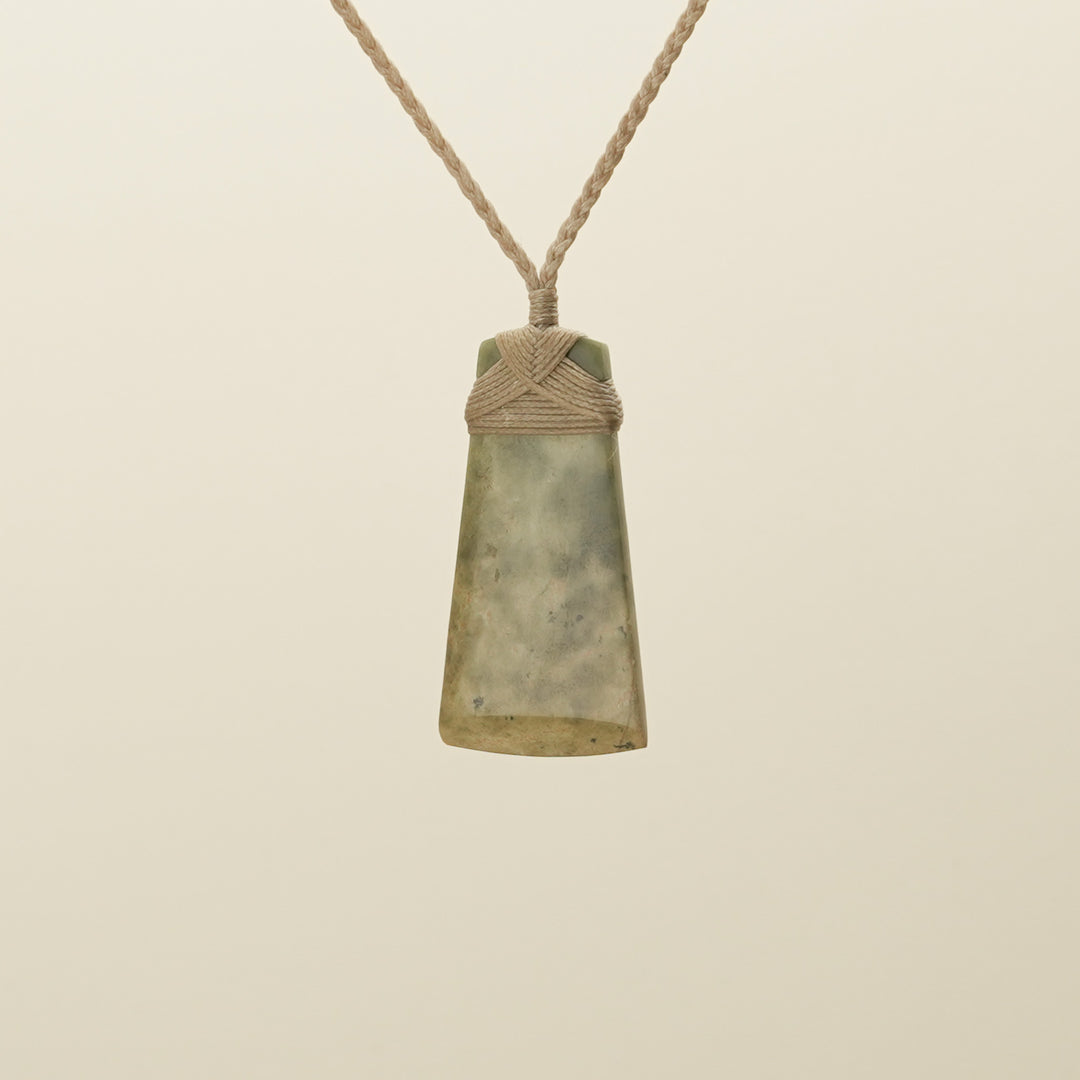 Toki Raukaraka Medium Pounamu Pendant