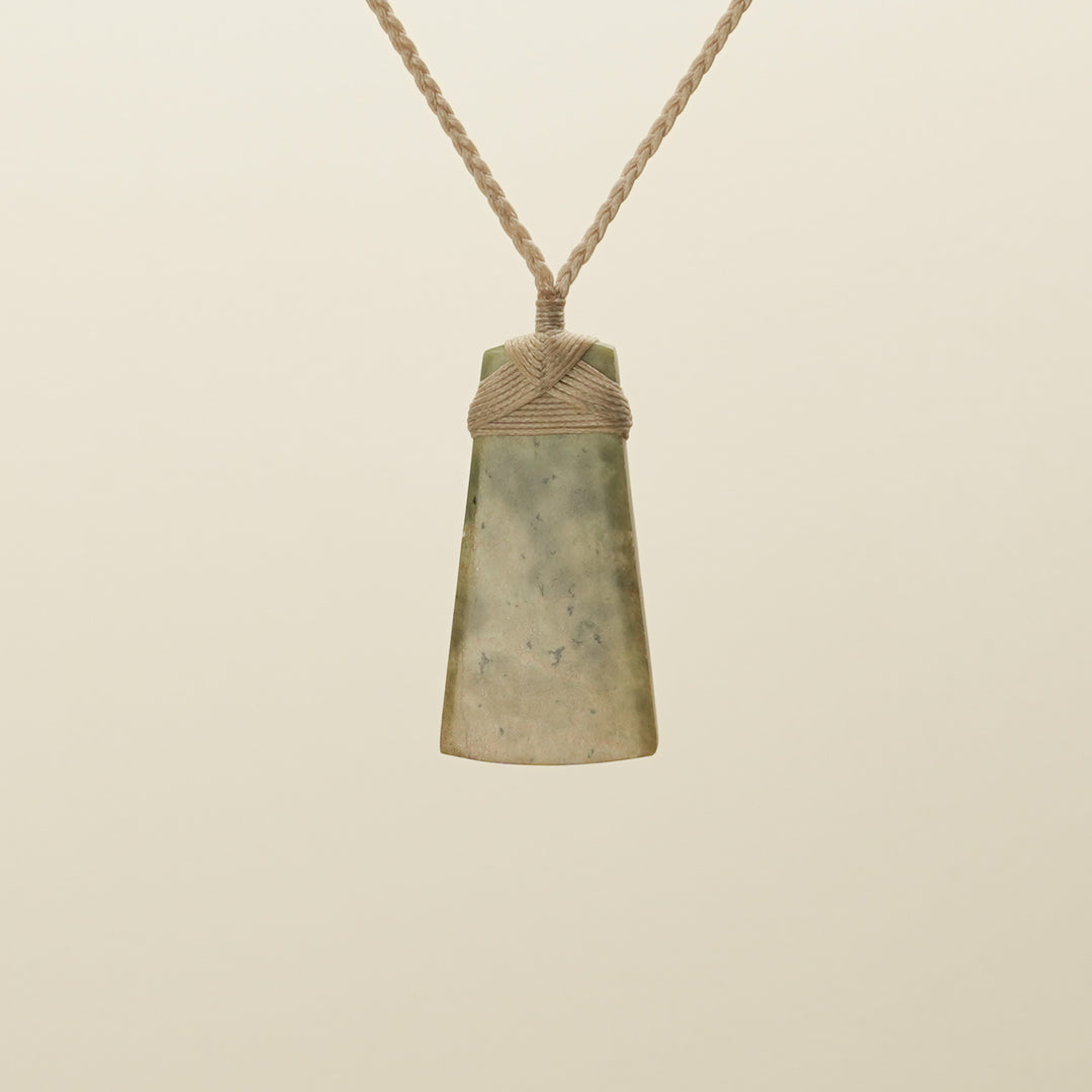 Toki Raukaraka Medium Pounamu Pendant