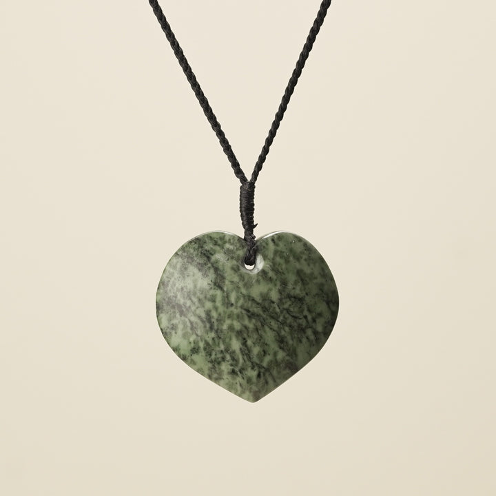 Heart Kōkopu Pounamu Large Pendant