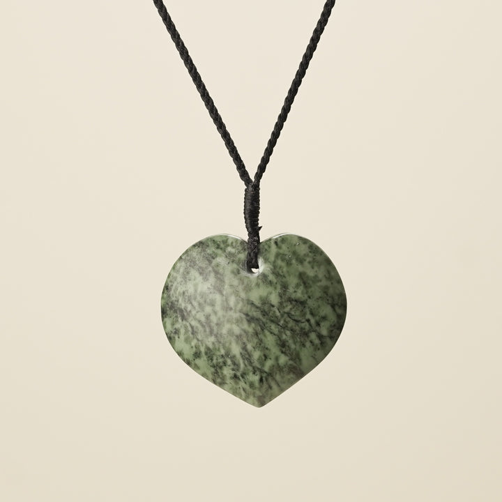 Heart Kōkopu Pounamu Large Pendant