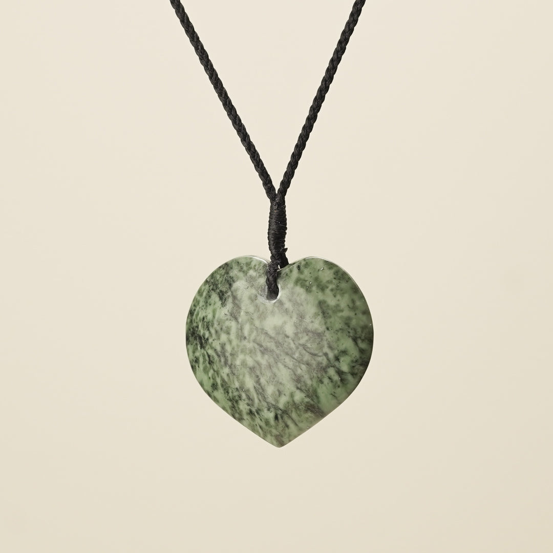 Heart Kōkopu Pounamu Large Pendant