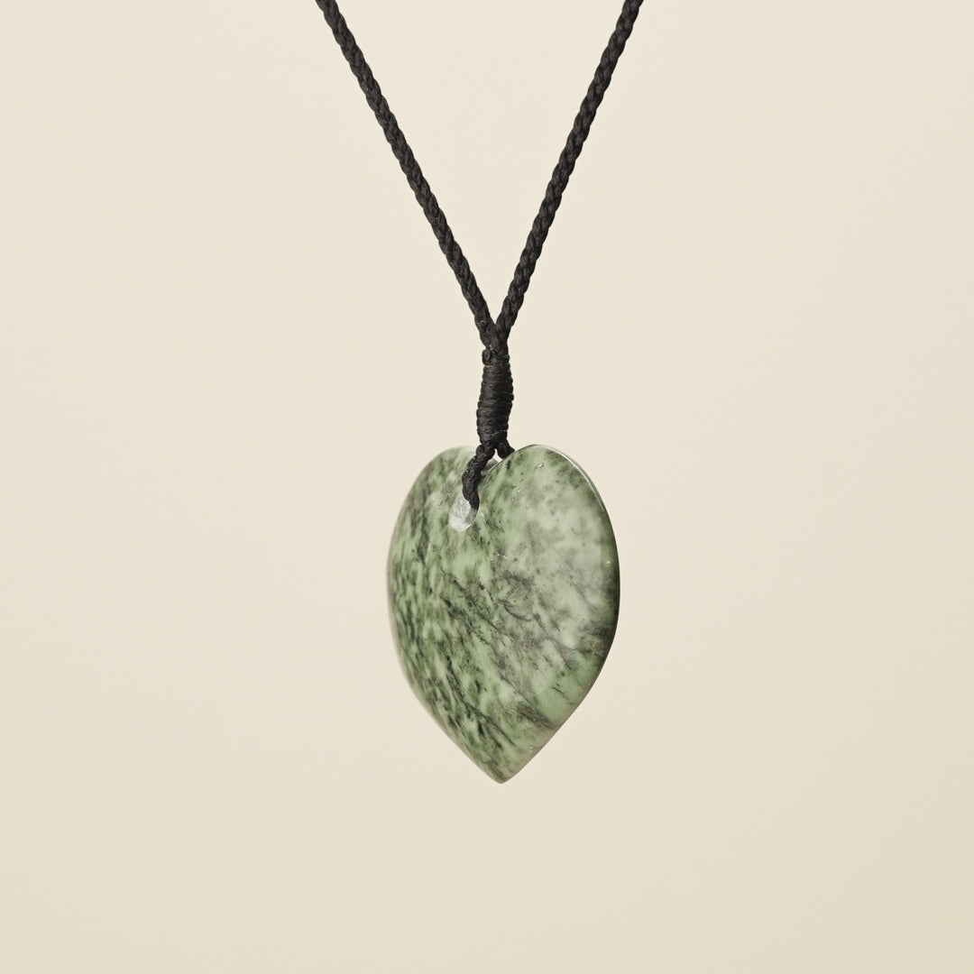 Heart Kōkopu Pounamu Large Pendant