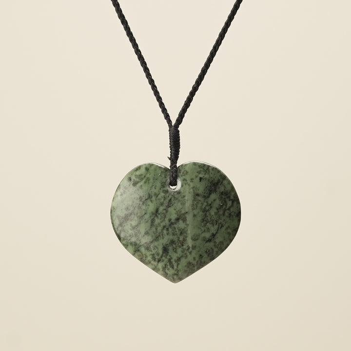 Heart Kōkopu Pounamu Large Pendant