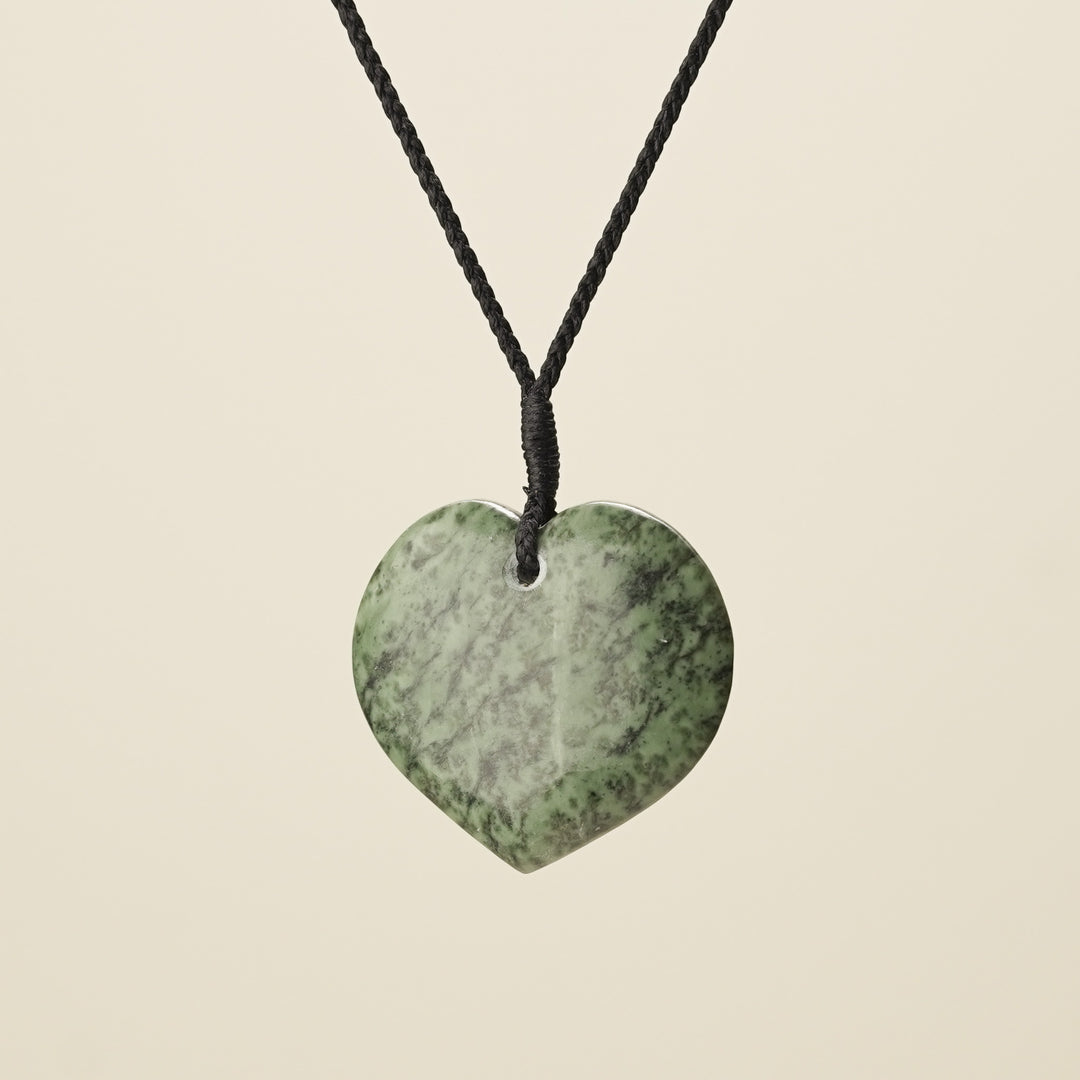 Heart Kōkopu Pounamu Large Pendant