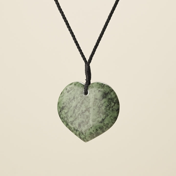 Heart Kōkopu Pounamu Large Pendant