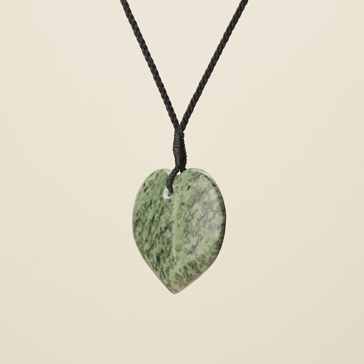 Heart Kōkopu Pounamu Large Pendant