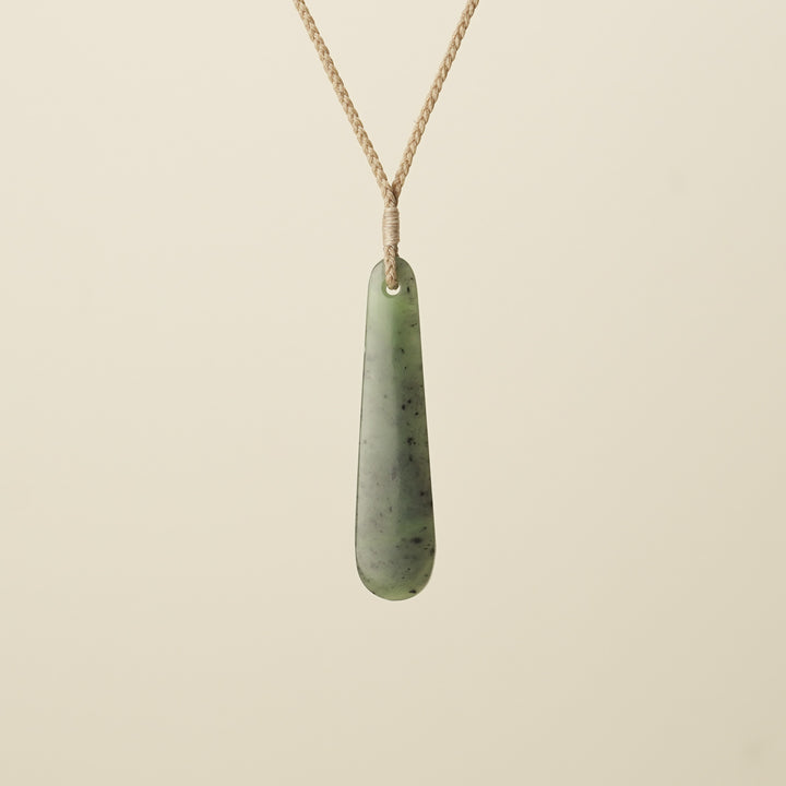 Roimata Teardrop Kawakawa Medium Pendant