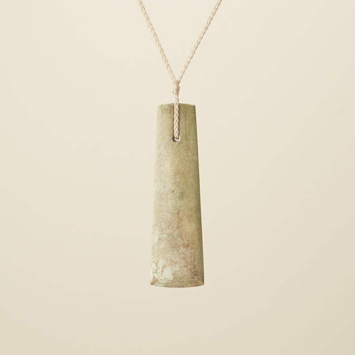 Toki Raukaraka Pounamu Extra Large Pendant