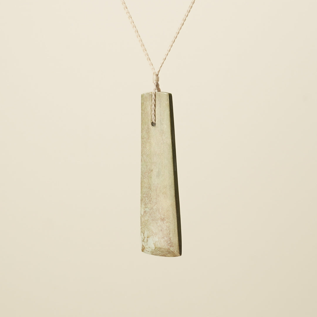 Toki Raukaraka Pounamu Extra Large Pendant