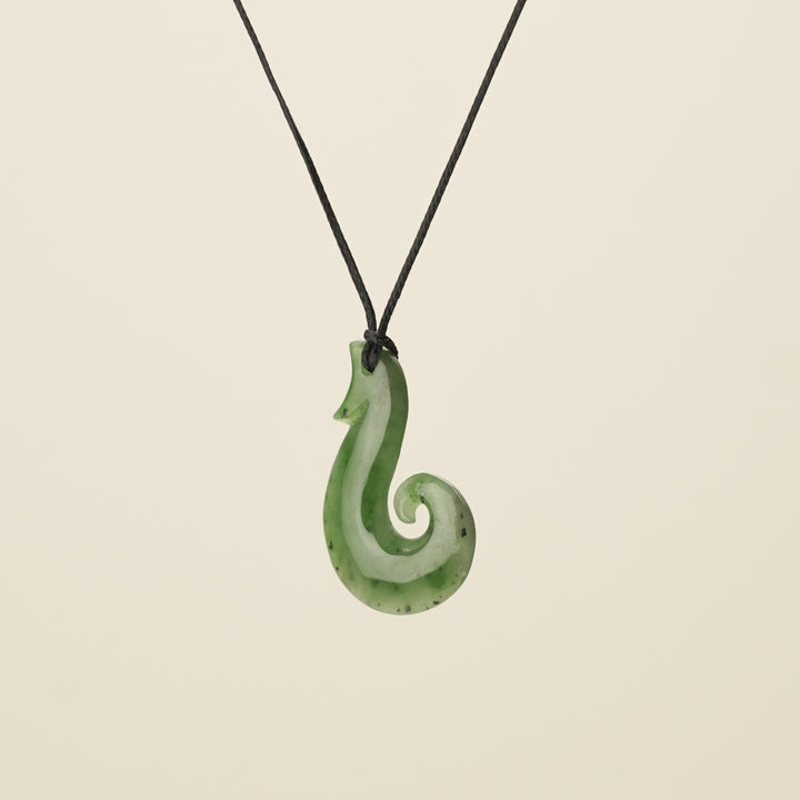 Hei Matau Whale's Tail Pendant
