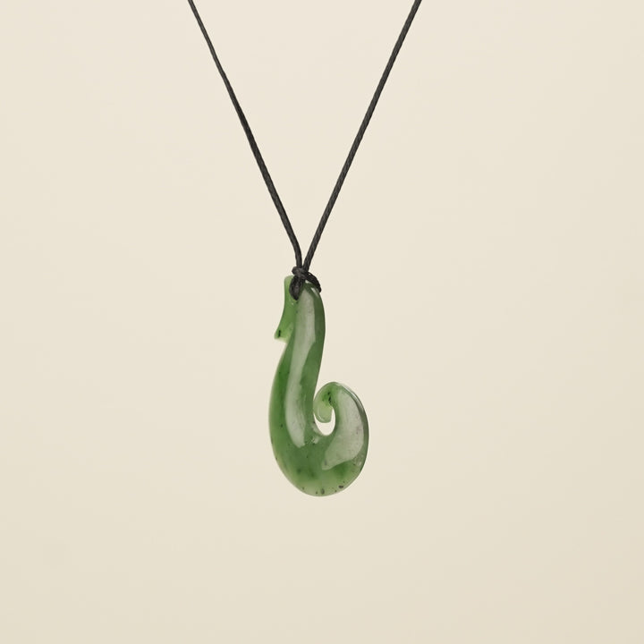 Hei Matau Whale's Tail Pendant
