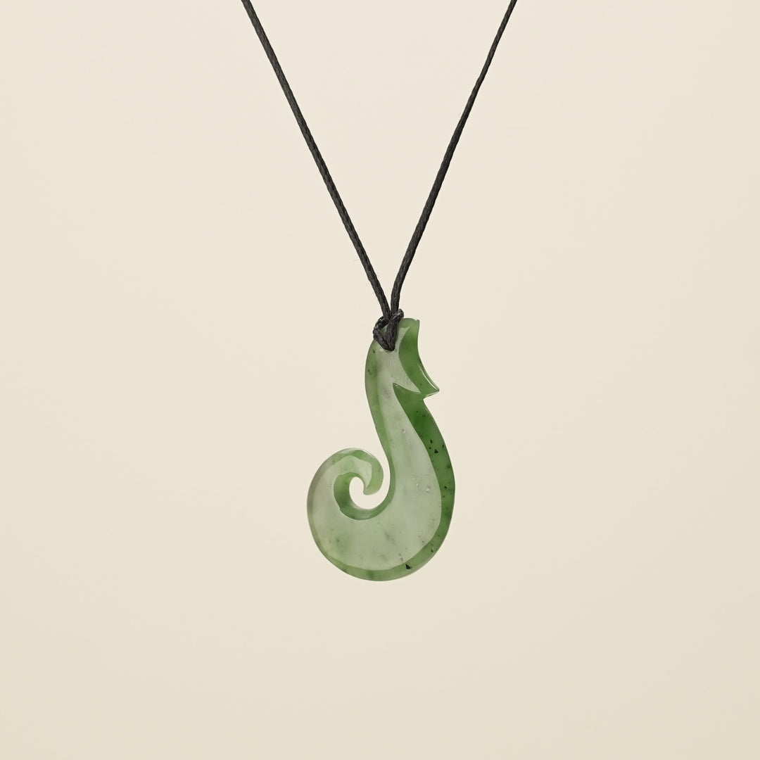 Hei Matau Whale's Tail Pendant