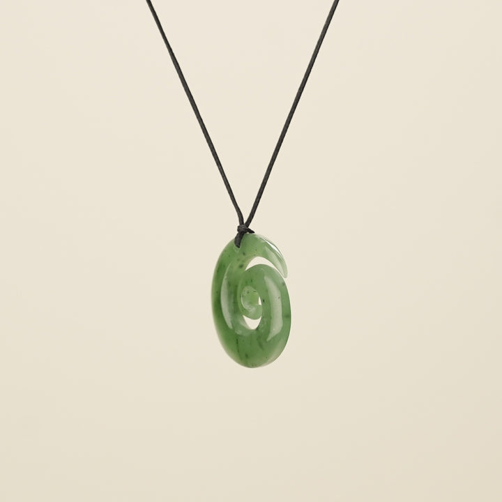 Koru Open Pounamu Small Pendant