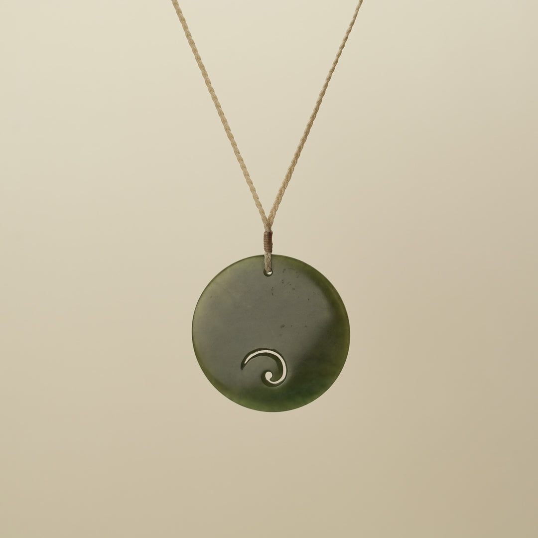 Koru Pounamu Large Pendant
