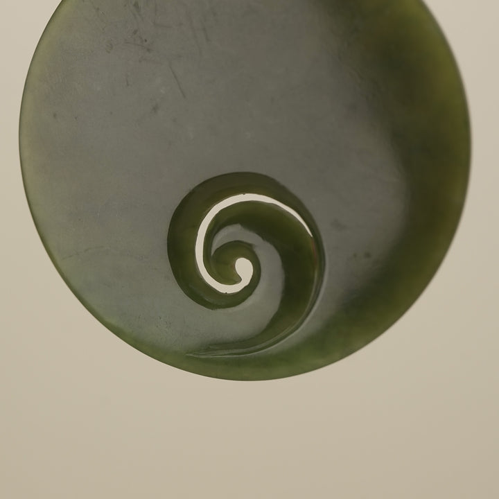 Koru Pounamu Large Pendant