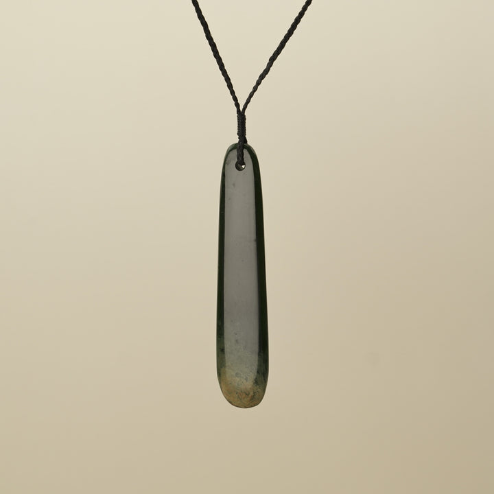 Roimata Flower Large Pounamu Pendant